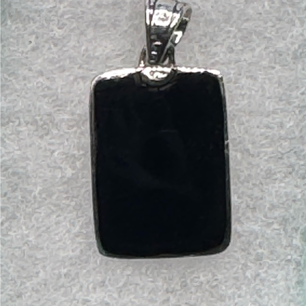 Sterling Silver 925 Double Sided Pendant. - Picture 2 of 2